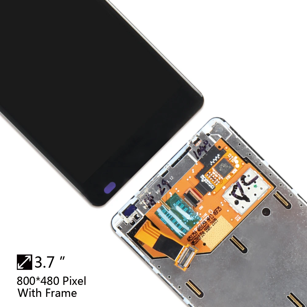 Srjtek для NOKIA Lumia 800 LCD сенсорный экран дисплей дигитайзер сборка с рамкой запасные