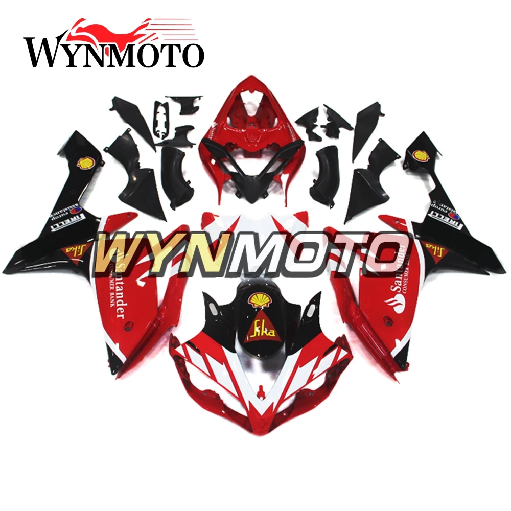 Полный комплект обтекателей для Yamaha YZF1000 2007-2008 R1 год 07 08 впрыска ABS пластмасс кузов рамы мотоцикла черный, красный комплект