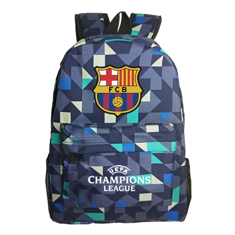 Logotipo de campeones bolsa Mochila de los hombres, los niños de viaje de Barcelona de los adolescentes de la escuela los niños, regalo de Mochila Bolsas Escolar Logotipo de campeones bolsa Mochila de los hombres, los niños de viaje de Barcelona de los adolescentes de la escuela los niños, regalo de Mochila Bolsas Escolar