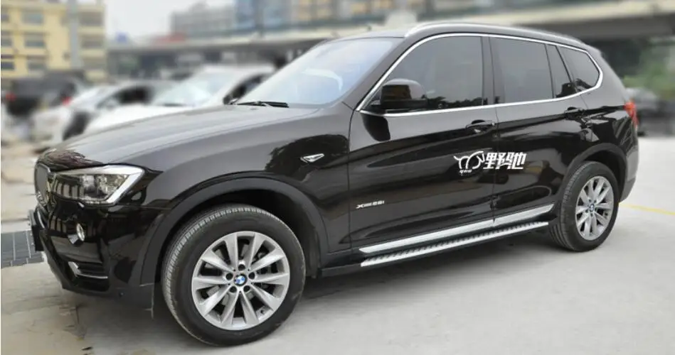 Для BMW X3 F25. автомобильные ходовые доски авто боковые ступенчатые педали высокого качества абсолютно новая модифицированная версия Nerf Bars