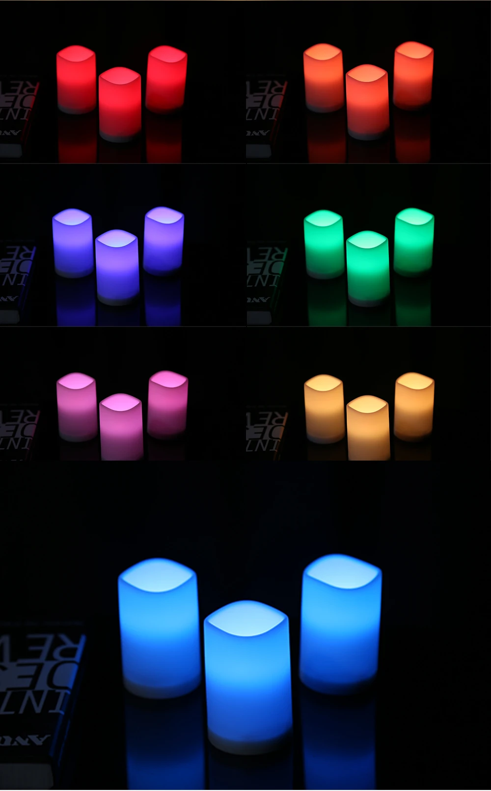 Smart Remote Control Candle LED Light