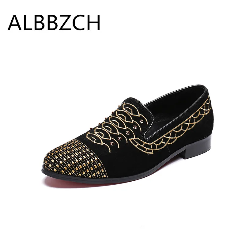 Broderie New Slip Véritable Mens En Mode Party Occasionnels De 46 Sur Business Black Quotidienne Cuir Taille Loisirs Chaussures Hommes Travail pzw8xqzrCt