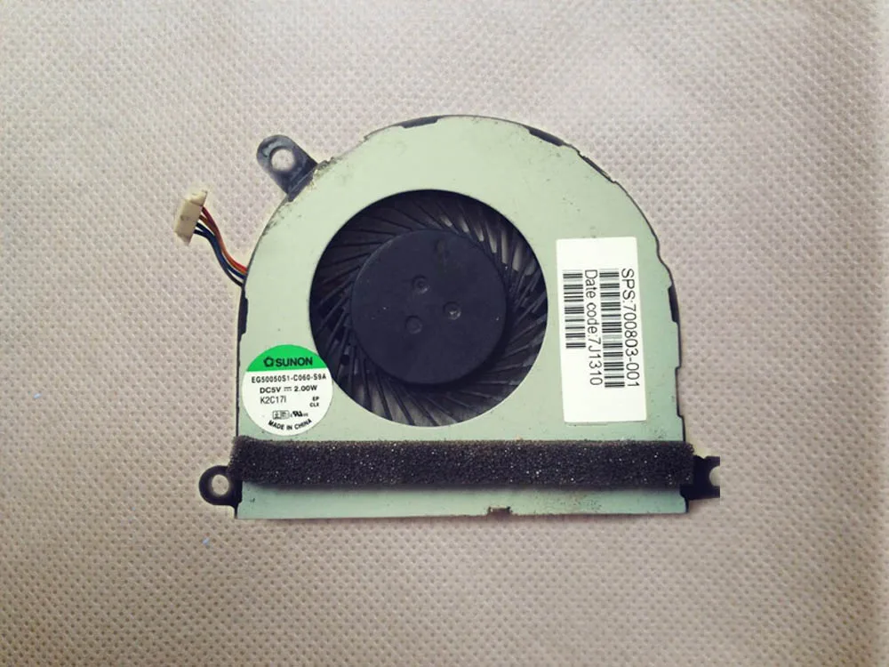 

HOLYTIME FOR HP 15-4000EA 15-4010NR Original and New CPU Cooling fan 700803-001 EG50050S1-C060-S9A 100% fully test