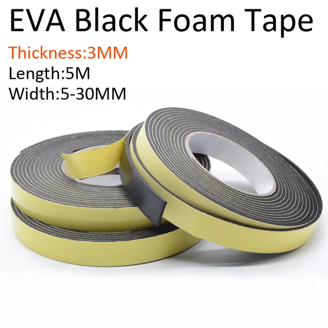 EVA Sponge Single sided tape Foam Tape EVA tape Super sticky black