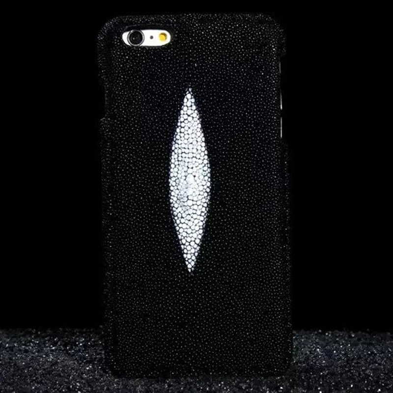 New Handcrafted Genuine Stingray Skin Phone Protective