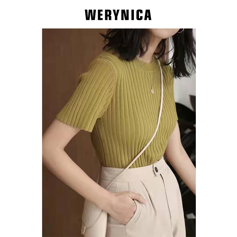

Werynica New Fashion Casual Linen T Shirt Women New T-shirts Women 2019 Vogue Vintage T-shirts Cotton Women O Neck Short Sleeve