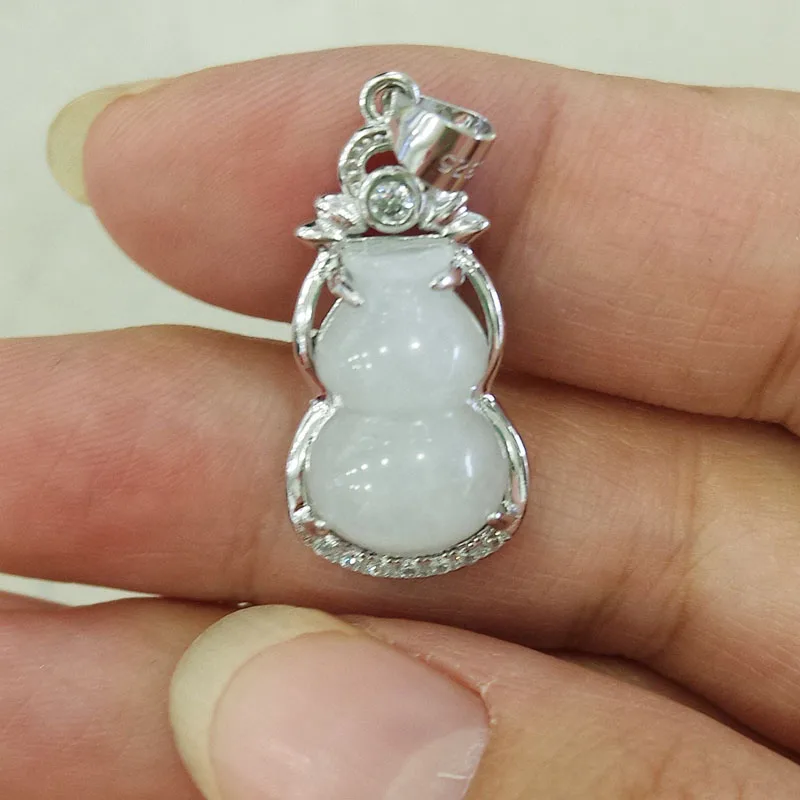 Ювелирные изделия Yu Xin Yuan с инкрустацией натуральным нефритом|fine jewelry|silver pendantsilver