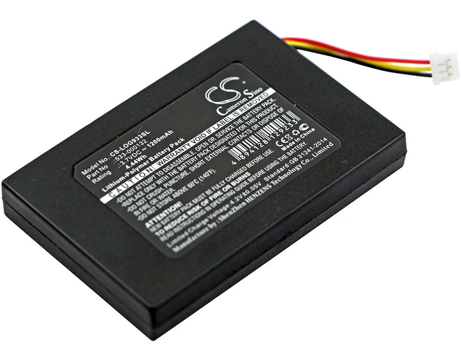 Аккумулятор Cameron Sino 1200mAh 533-000132 для logitech G533, G933