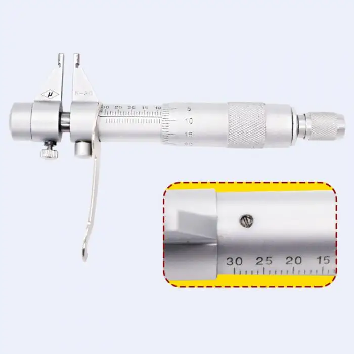 Ультра точный 5-30 мм Внутренний микрометр калибровочный суппорт из нержавеющей стали ручной микрометр 0,01 мм измерительные инструменты- M25