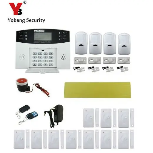 YobangSecurity 433MHz Wireless Wired GSM Home Burglar Alarm System Spanish Italian Cezch Voice