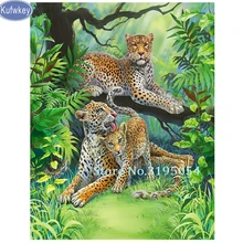 Алмаз живопись leopard 5D полный квадратный алмаз картина Алмазная мозаика картина из страз Алмазная вышивка на заказ по фото