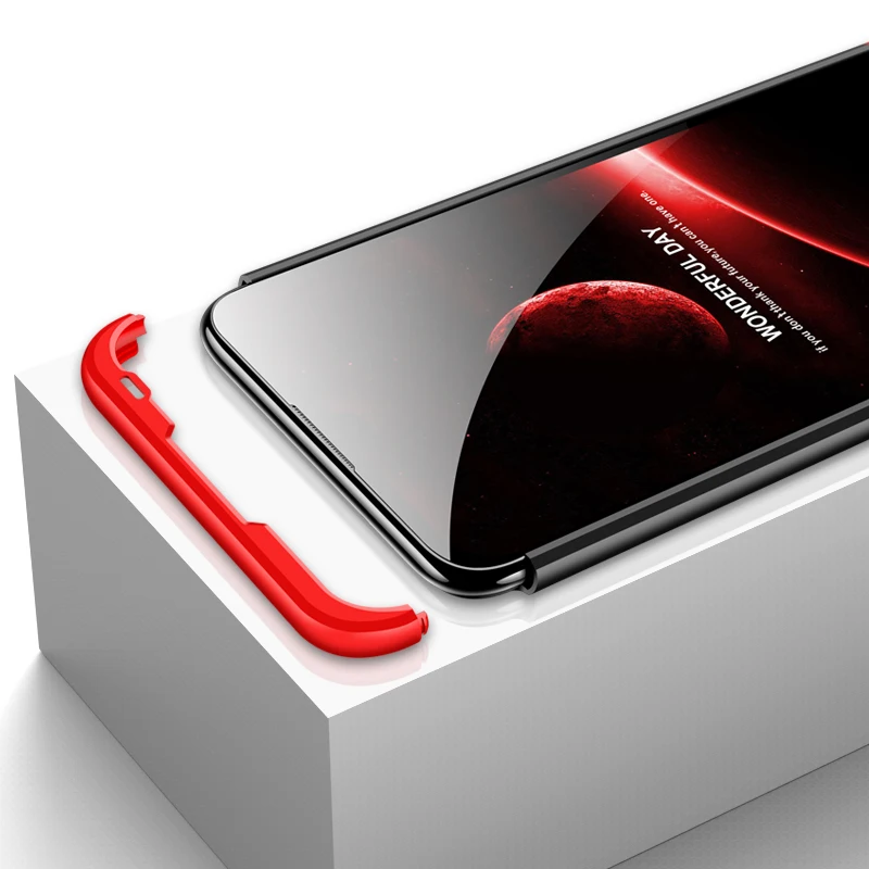 Оригинальный чехол для VIVO Y91c Роскошный 3 в 1 с полным защитным кольцом и магнитным