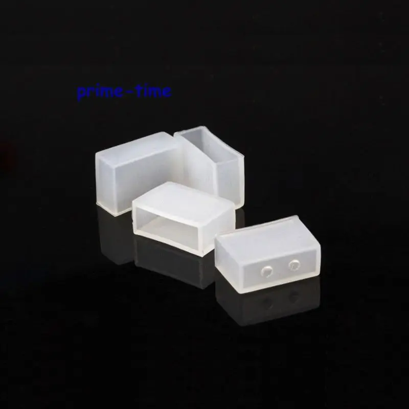 

10pairs/lot 10mm Silicone End Cap for 10mm PCB 5050 5630 IP67 IP68 Single Color LED Tube Strip 10pcs No Hole +10pcs 2pin Hole