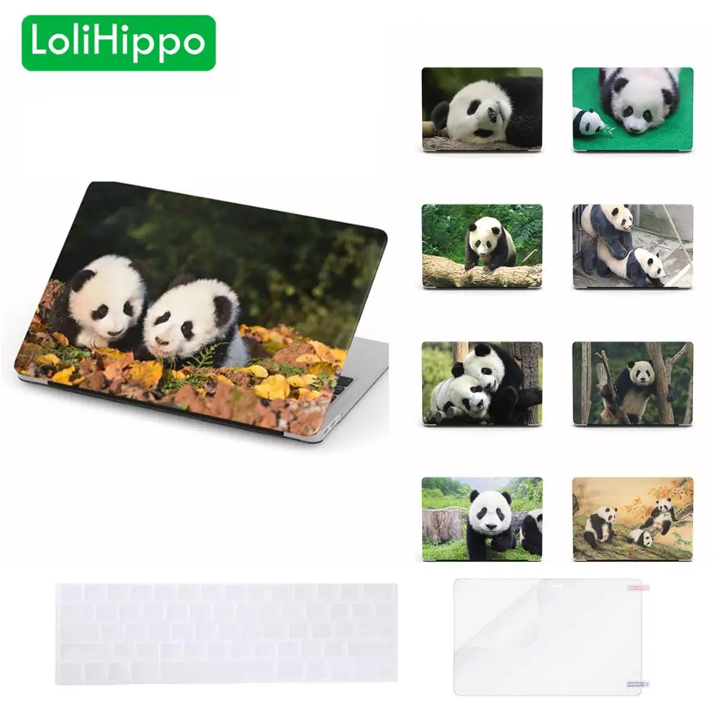 LoliHippo Animal Panda Series Laptop Protective Case for font b Apple b font font b Macbook