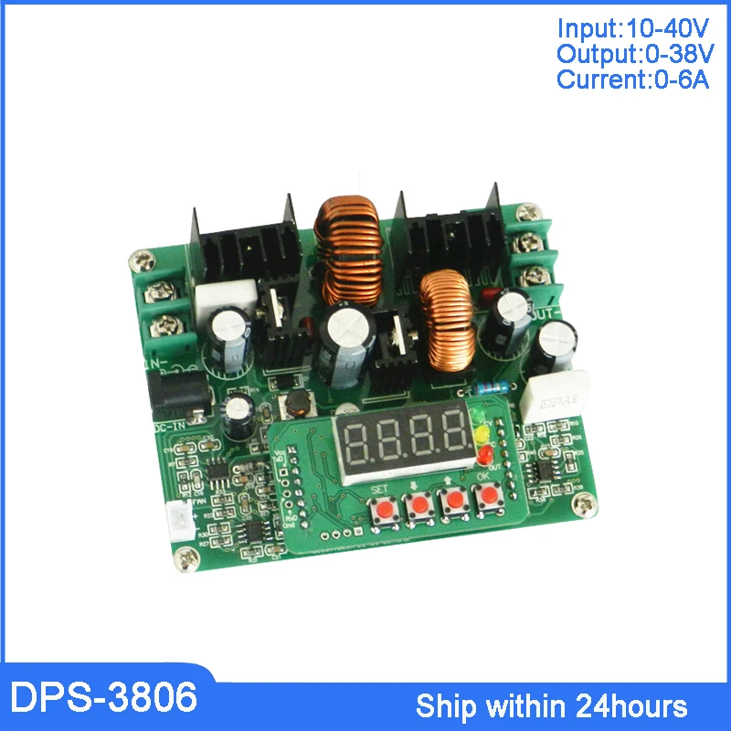 

CNC DC Regulator Power Supply/CNC DC-DC Step-down Module/Digital Display 38V 6A Voltammeter/DC Constant Current Powe Supply Set