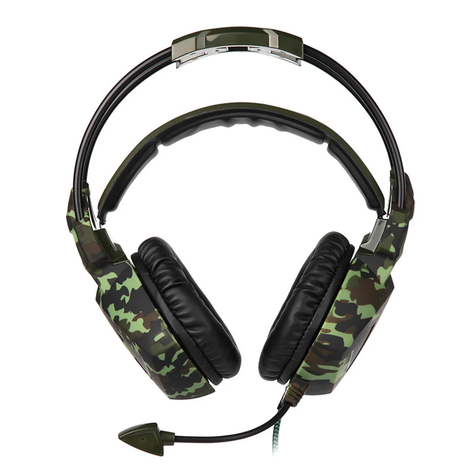 SADES SA931 Gaming Headset Camouflage Stereo PS4 Earphone Headphones with Microphones for PC Gamer Mobile Phones TV Laptop (2)