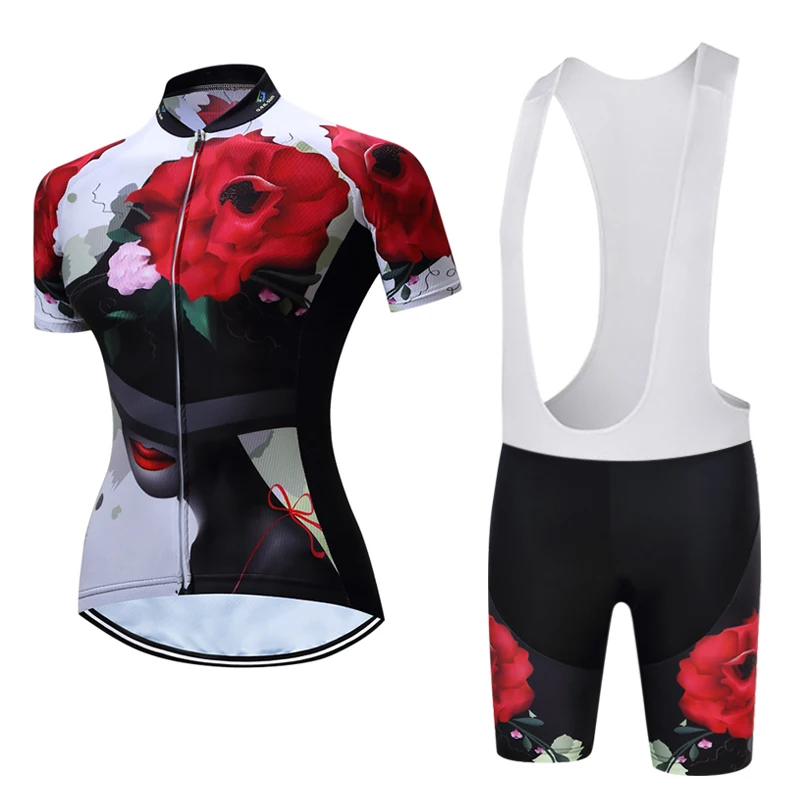 

Women's Summer Maillot Cycling Jersey 2019 Female Mallot Bicycle Clothing Road Bike Clothes Uniform Wear Cartoon Riding Shirts