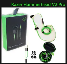 Gaming razer hammerhead v2 pro auriculares con micrófono en el oído Aislamiento de Ruido auriculares Estéreo dota2 LOL etc con bolsa o caja