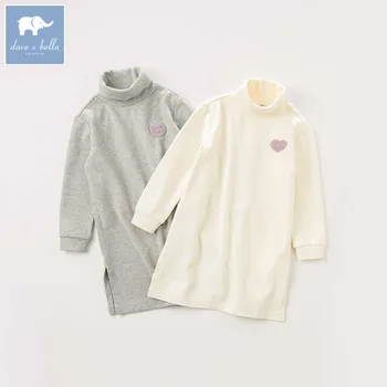 

dave bella kids girl 5Y-13Y t-shirt children boutique long sleeve tops baby lovely clothes kids fashion long tees
