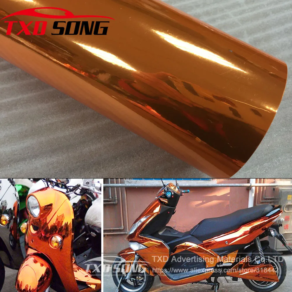 

2014 new stretchable chrome mirror vinyl film with size 1.52*20m(5FTX65FT) by free shipping