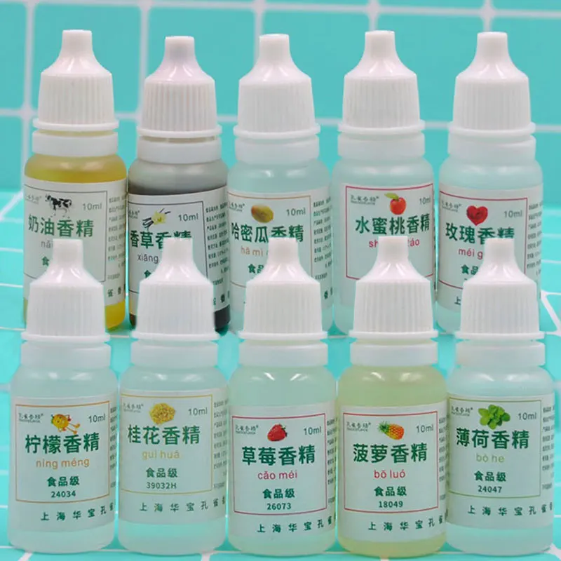 

10ML Flavor for Slime Modeling Clay DIY Educational Toys for Children Kids Creative Make Your Slime Smell Sweet Slices Flavors