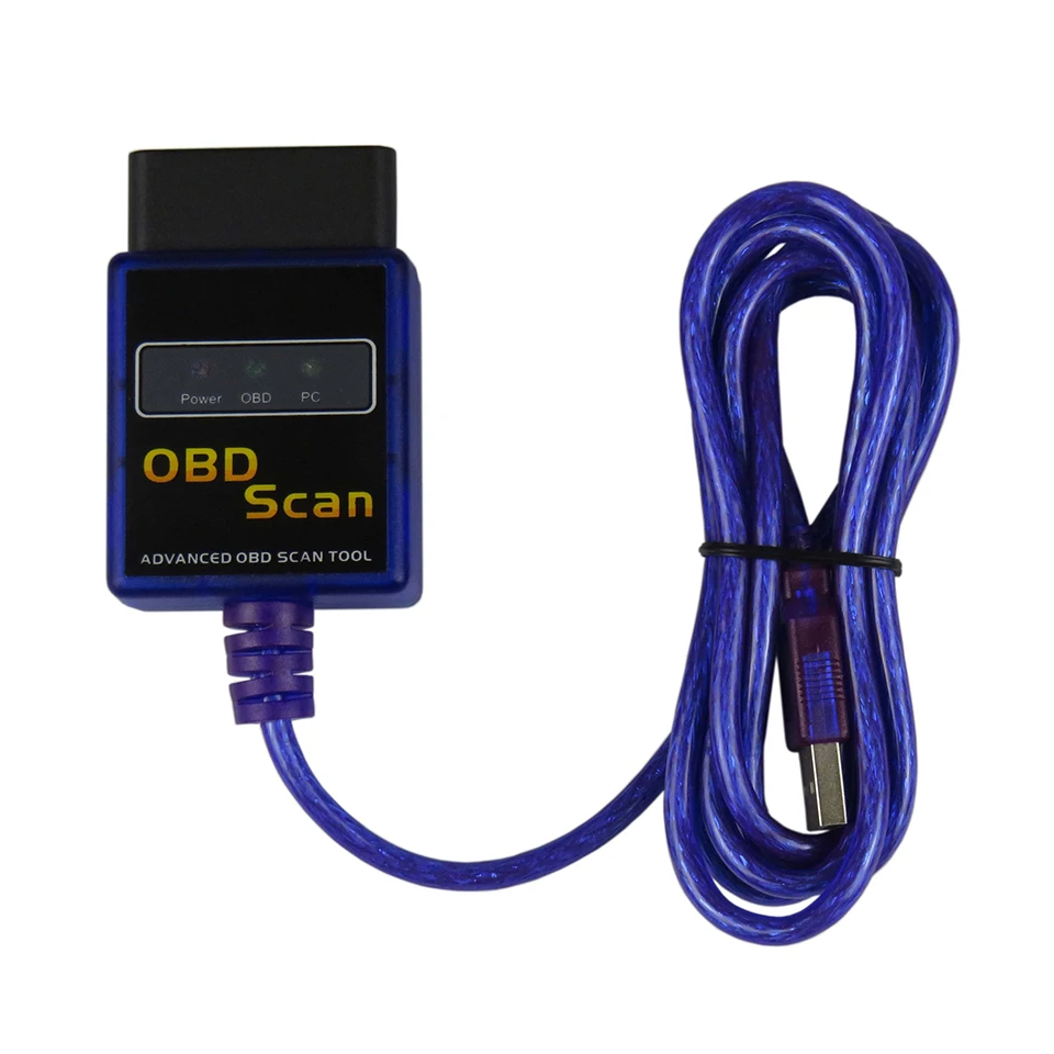 Лучшие OBDII сканер ELM327 USB V1.5 OBD2 ELM 327 V 1,5 OBD 2 ii автомобиля диагностический сканер для всех OBD-II протокол диагностический инструмент