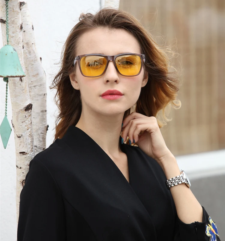 Ralferty Night Vision Glasses Male Anti-glare HD Polarized Sunglasses Men Women Driving Glasses Yellow Driver Eyewear K7031 750