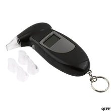 Алкотестер портативный тестер на алкоголь Точный Цифровой дисплей ЖК-светильник удобный светильник Карманный Вес дизайн May06