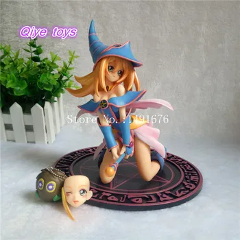 

20cm Dark Magician Girl Yugioh Yu-Gi-Oh Duel Monsters PVC Action Figure Anime Cartoon Models Toys