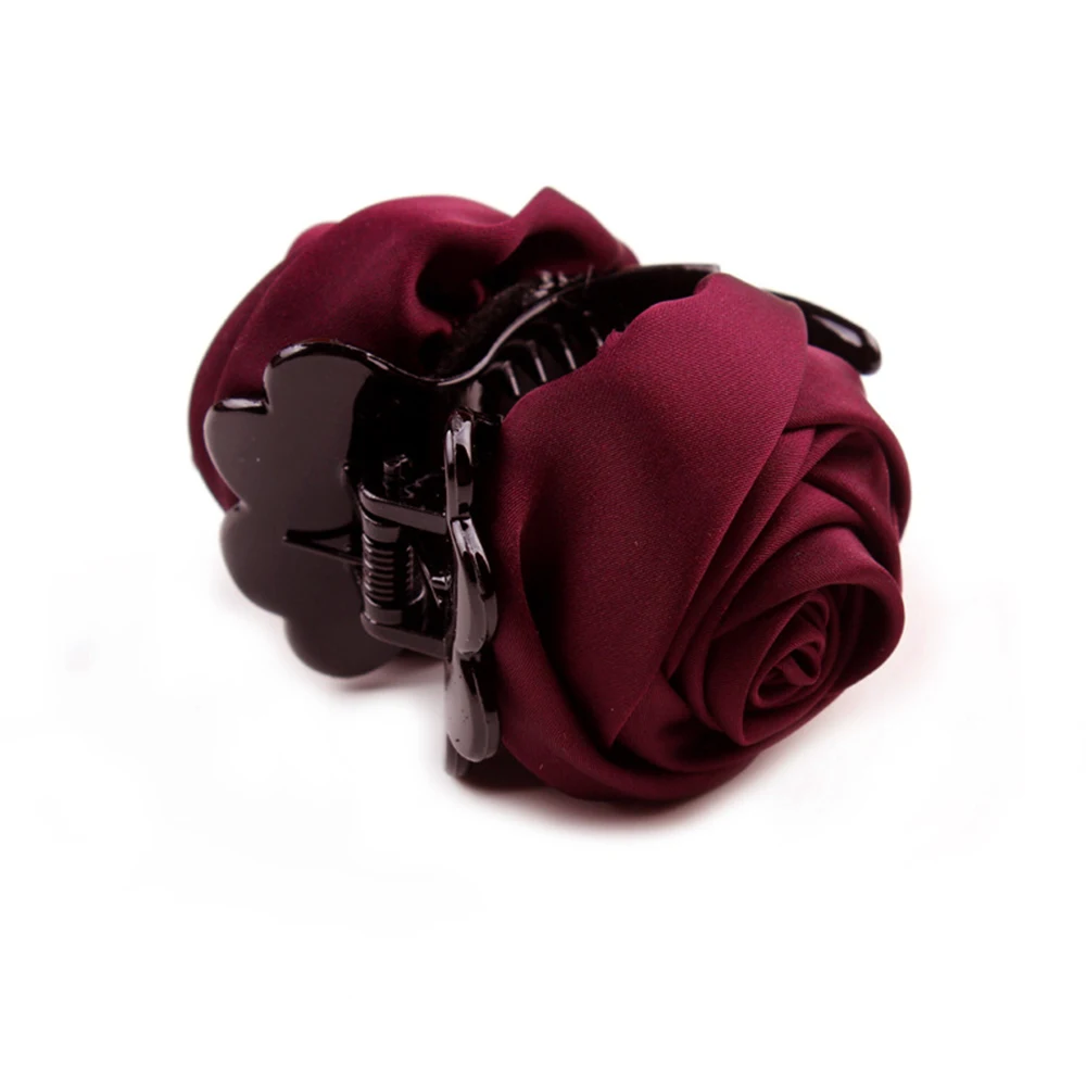 1 PC Fashion Hair Clip Rose Hair Claws Clips Accessories For Women Girls Hair Crab Clamp Hairpin Headwear Styling Accessories