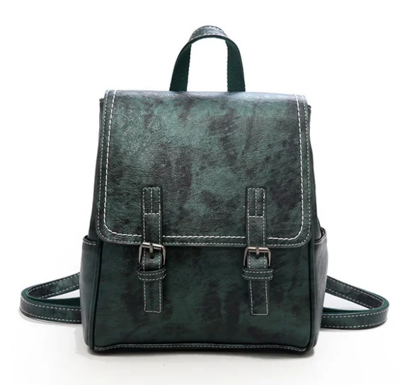 

Simple Style Fashion PU School Backpacks Preppy Style Teenage Girls Campus Backpacks Femme Retro Elegant Shoulder Bags D139