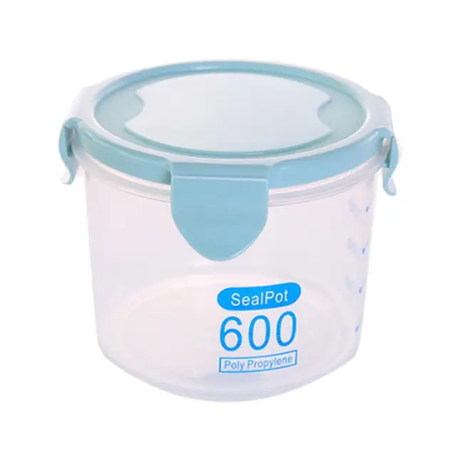 Multi functional Clear Plastic Sealed Cans Storage Tank Kitchen Dry ...