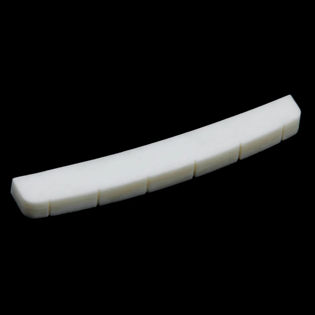 3x Buffalo Bone Ivory Curved Slotted Bone Nut for Fender Stratocaster Tele Guitar