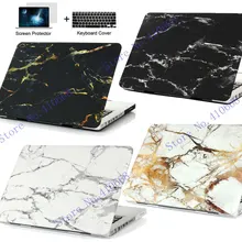 Мраморное текстурированное покрытие чехол для Apple Macbook Air Pro retina 11 12 13 15 дюймов для Mac book 11,6 13,3 15,4 Touchbar жесткий корпус