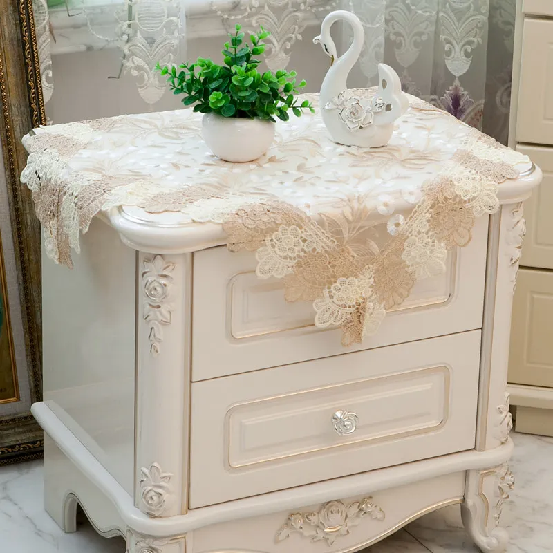 

Dinning Gold Table cloth Party Lace Tablecloth Birthday Placemat Coffee Table Cover mantel mesa rectangular moderno E35
