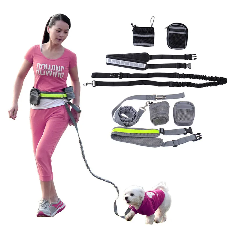 Buy Multifunction Elastic Nylon Belt Running Dog Leash