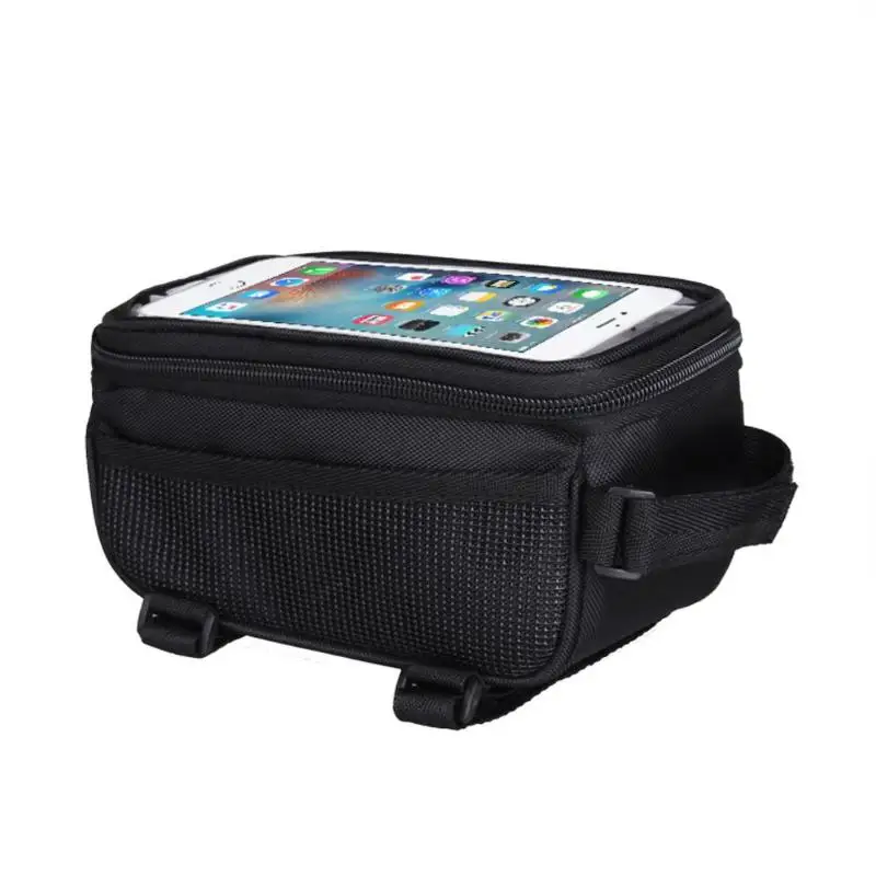 Sale Bicycle Bag Cycling Accessories Waterproof Touch Screen MTB Frame Front Tube Storage Mountain Road Bike Bag for 5.0 inch Phone 11