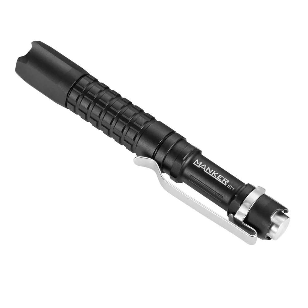 Манкер E21 200 люмен Nichia 219B светодиодный фонарик карманный EDC светодиодный мини-фонарик Применение 2x AAA или 1x AAA или 1x10440 Батарея ручка свет светодиодный