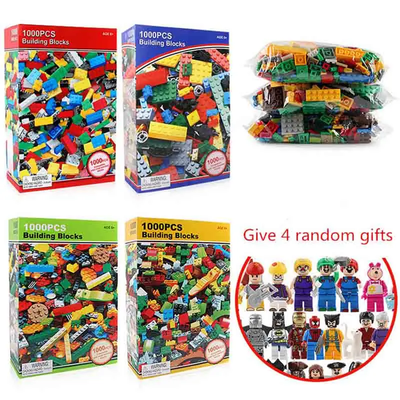 Children's Toys 1000pcs Bricks Designer Creative Classic Brick DIY