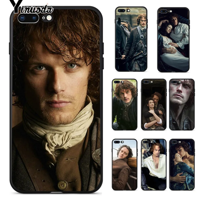 

Yinuoda OUTLANDER tv hot Jamie Fraser TPU Soft Phone Accessories Cell Phone Case for iPhone 8 7 6 6S Plus 5 5S SE XR X XS MAX