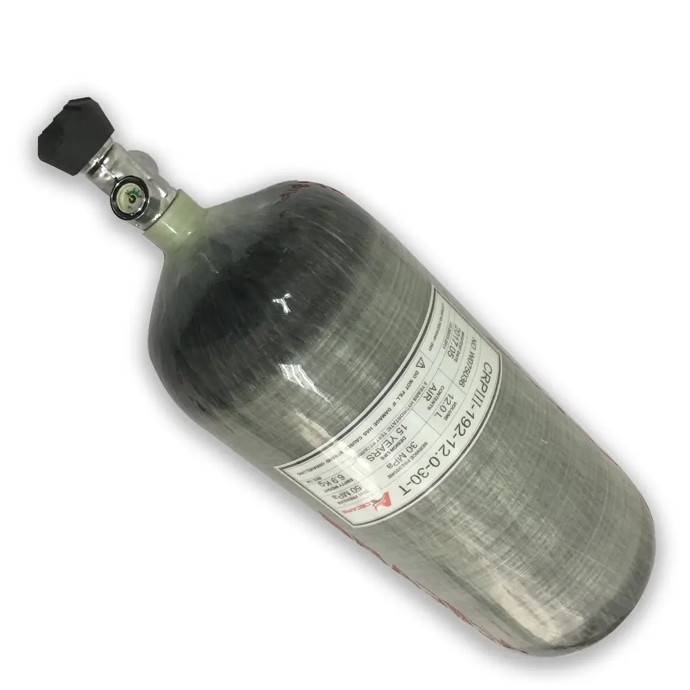 Acecare AC3120 баллон для подводного плавания 12 л GB из углеродного волокна 4500psi 300 бар