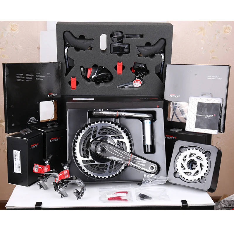 2019 Новый SRAM красный ETAP AXS Беспроводной Электронный 2x12 скоростной велосипед Groupset комплект для велосипеда