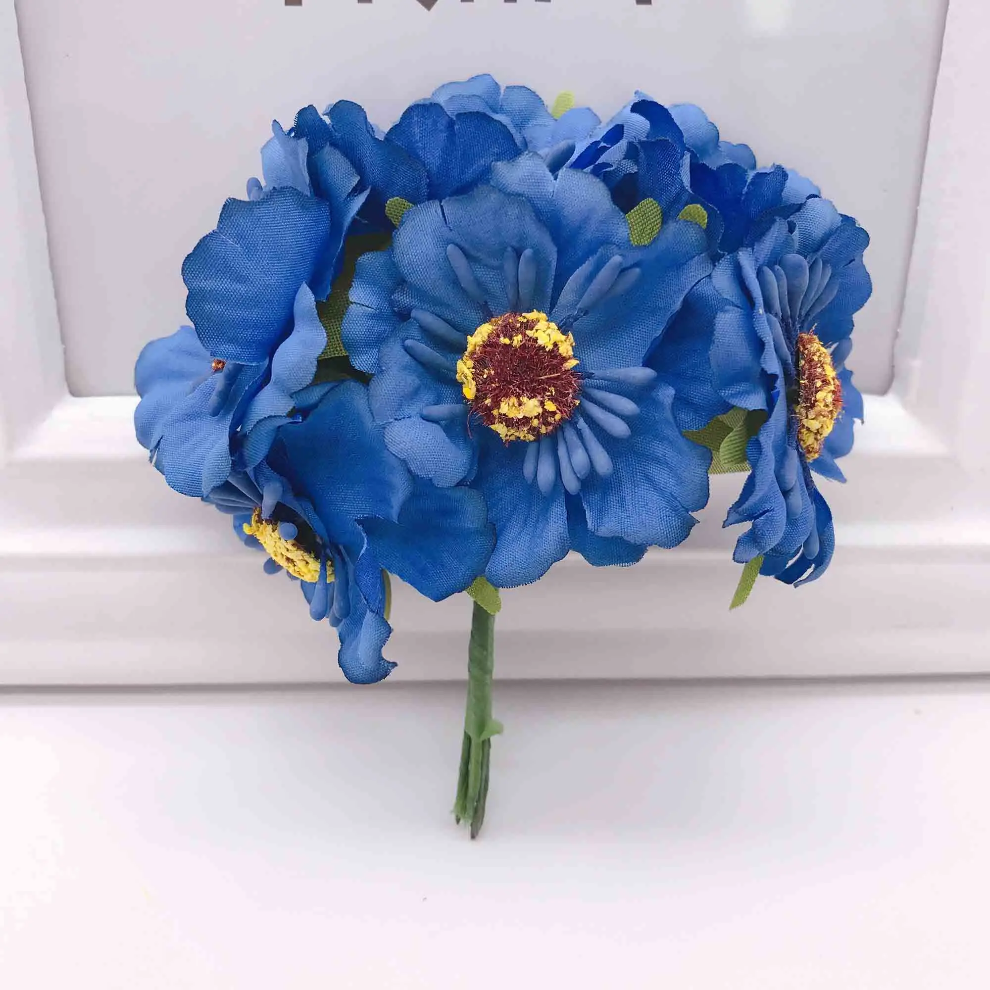 6 шт. 3,5 см мини шелк вишня искусственный Маковый Букет DIY ручной работы тату венок скрапбук свадебное украшение ручной работы поддельный цветок - Цвет: 12