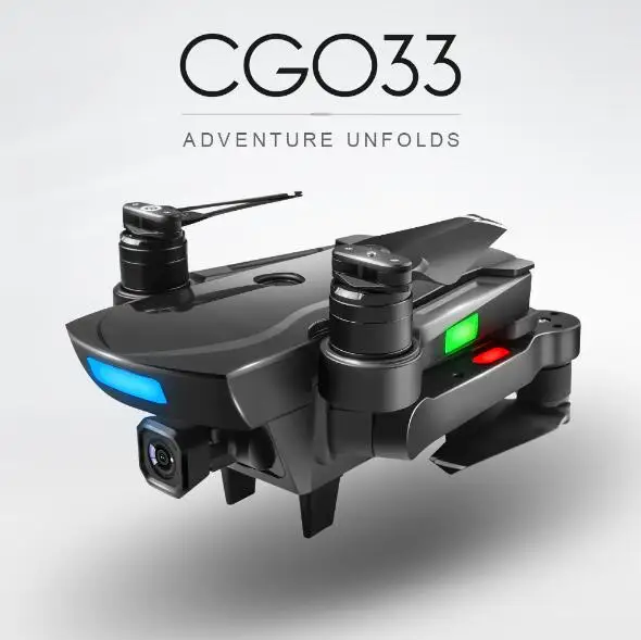 CG033 бесщеточный Wi Fi FPV HD 5MP Gimbal камера GPS складной RC Drone Quadcopter RTF|Радиоуправляемые