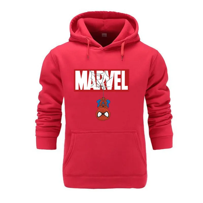 New 2019 Autumn Spiderman Brand Sweatshirts Men High Quality MARVEL letter printing fashion mens hoodies sudaderas para hombre