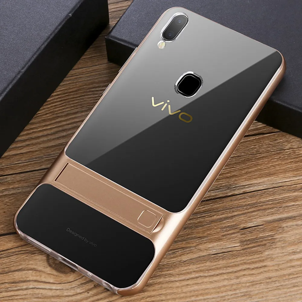 ДЛЯ vivo V9 чехол 6,3 дюймов планшетный ПК+ ТПУ Гибридный чехол-накладка стент задняя крышка чехол для vivo V9 Молодежные Y85 подставка чехол для телефона