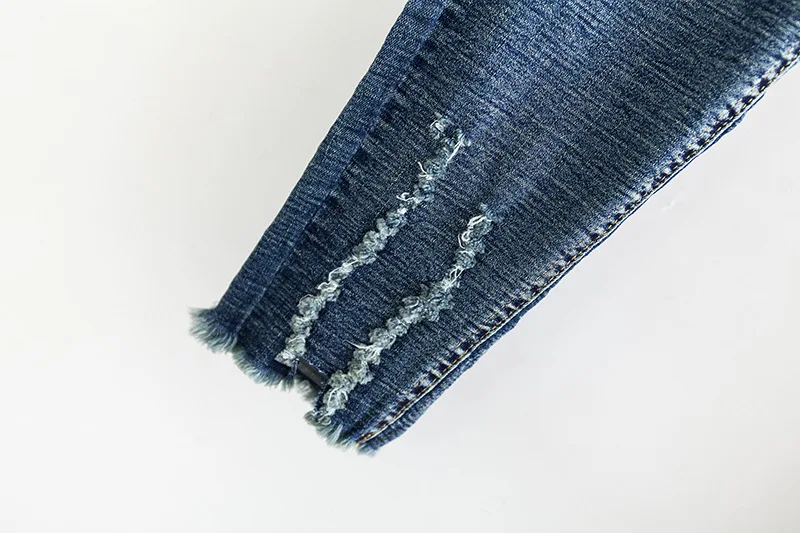 Skinny Pencil Pants Denim Jeans Women Plus Size 5XL 4XL 3XL Casual Stretched Hole Ripped Jeans KKFY2737 Skinny Pencil Pants Denim Jeans Women Plus Size 5XL 4XL 3XL Casual Stretched Hole Ripped Jeans KKFY2737