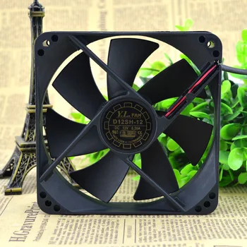 

100% new FAN 120*120*25MM 2wire 12CM D12SM-12 DC12V 0.3A