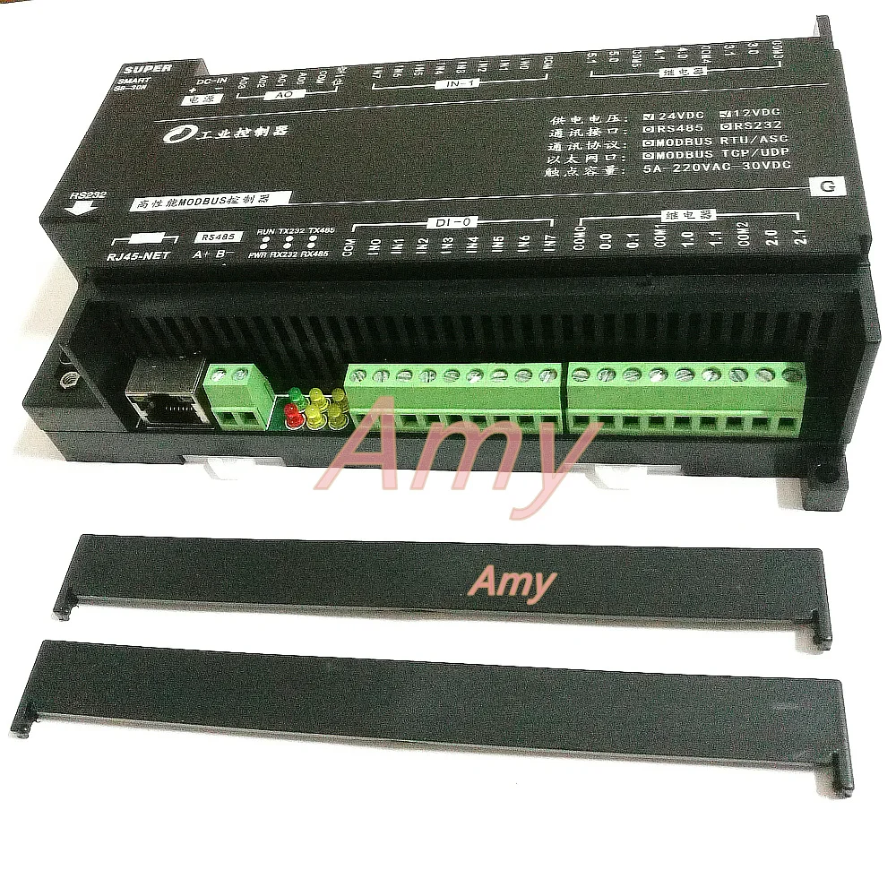 

12 relay, Ethernet module, 8 switch input, 8 analog input, 4 analog output
