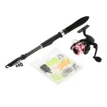 Lixada Rod Combo, профессиональная Рыболовная Сумка, набор рыболовных снастей, портативная приманка, набор катушек с 1,6 м, рыболовная удочка, катушка, приманка